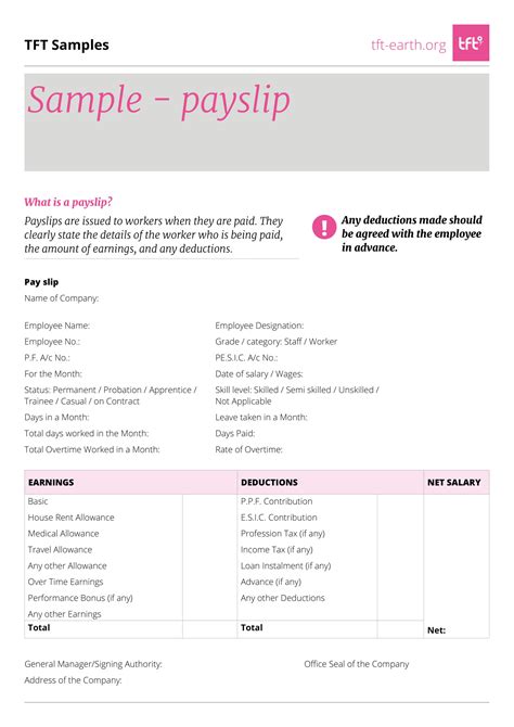 Payslip.